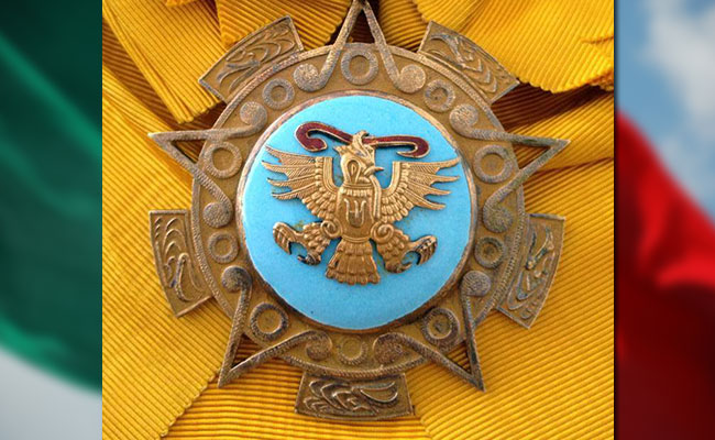 Creación de la condecoración de la Orden del Águila Azteca / 29 de  Diciembre de 1933 .: Un día en la historia de México
