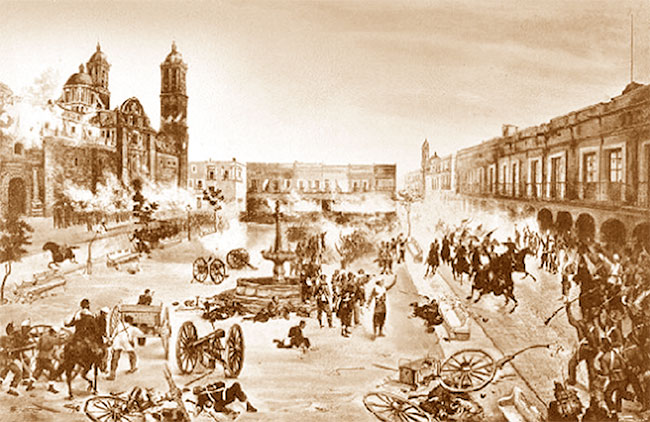 Toma de Puebla, Batalla del 2 de abril 1867.