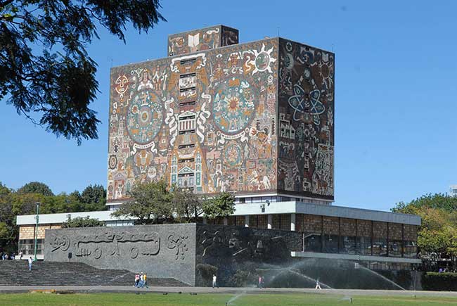 Edificio de la Biblioteca Central de la UNAM