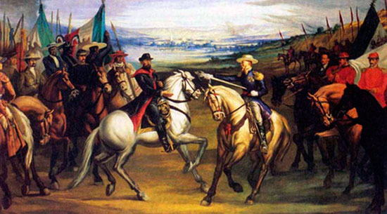 Querétaro, Querétaro Toma-queretaro-1867-maximiliano-entrega-espada-mx