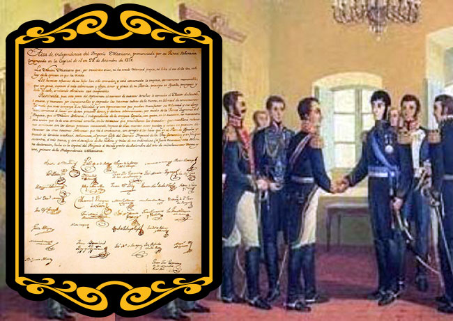 Firma del Acta de Independencia de México (1821)