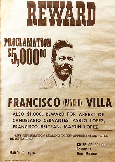 Afiche de Estados Unidos, Recompensa por Francisco 