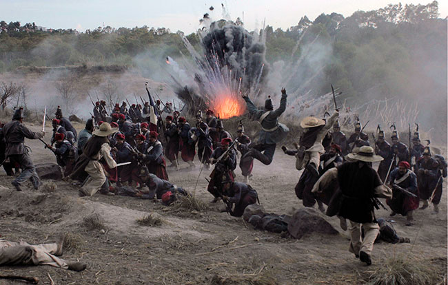 Batalla de Puebla (5 de mayo de 1862) - Imagen de la película 