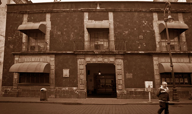 Primera sede Academia Mexicana de la Lengua, Casa Colonial, Donceles 66.